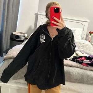 Vintage Black Zip up